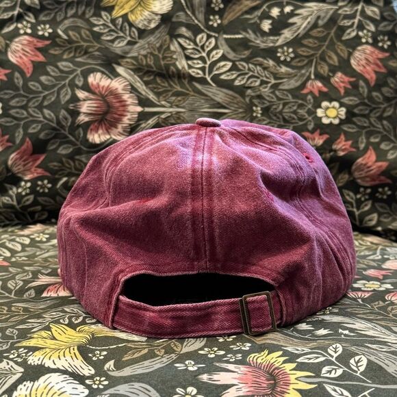 Swiftie Est. 1989 Dad Hat Taylor Swift TTPD Embroidered Red & White Baseball Cap - Picture 4 of 5